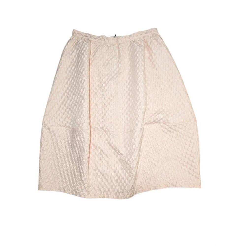 Top Shop Pink Textured Bubble A-Line Skirt Women's 10